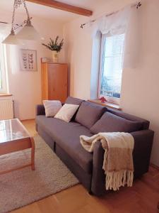 Χώρος καθιστικού στο Apartmán Staré Město