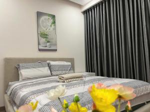 Postel nebo postele na pokoji v ubytování Naxinh SP3715 + 3 fotografie