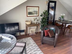 Posezení v ubytování Appartement Newport vue mer