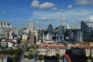 A general view of Esenyurt or a view of the city taken from Az apartmant
