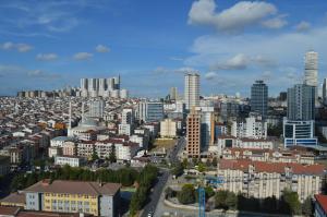 A general view of Esenyurt or a view of the city taken from Az apartmant