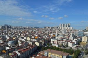 A general view of Esenyurt or a view of the city taken from Az apartmant