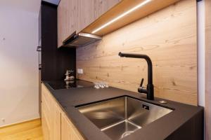 Kuchyňa alebo kuchynka v ubytovaní Haus Silvretta NOVA