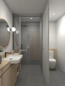 The Publyc Hotel的一间浴室