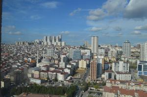 A general view of Esenyurt or a view of the city taken from Az apartmant
