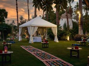 A garden outside Sofitel Winter Palace Luxor