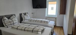 Postel nebo postele na pokoji v ubytování Apartment Krummnußbaum