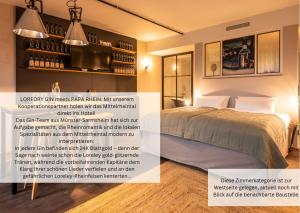 Postel nebo postele na pokoji v ubytování PAPA RHEIN - Hotel & Spa