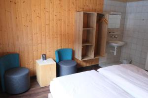 Baðherbergi á Eiger Lodge Easy