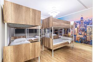 Postel nebo postele na pokoji v ubytování Хостел-GO в Нурлы-Тау