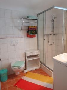 Koupelna v ubytování Appartement Harrer