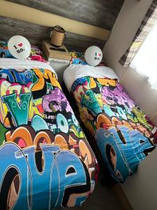 Voodi või voodid majutusasutuse 3 bed Caravan - Sleeps 8 - Pets - Parking toas