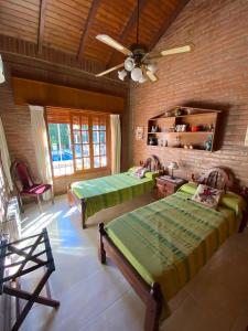 Ένα ή περισσότερα κρεβάτια σε δωμάτιο στο Chalet Espectacular