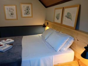 Cama ou camas em um quarto em Pousada dos Anjos