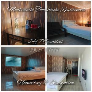 Ένα ή περισσότερα κρεβάτια σε δωμάτιο στο Montecarlo Townhouse Residences II