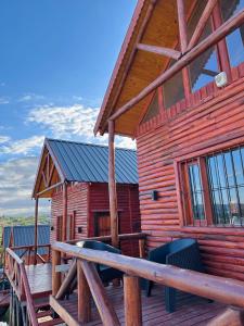 Balkón nebo terasa v ubytování Vista Encantada Complejo