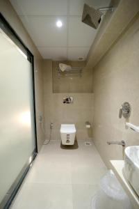 Koupelna v ubytování HOTEL ALFA EXECUTIVE