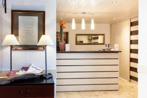 Kuchyň nebo kuchyňský kout v ubytování Hotel Restaurant Ruppert