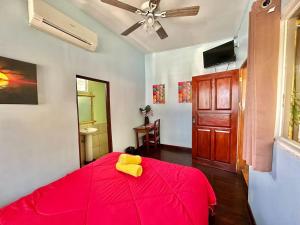 Voodi või voodid majutusasutuse Hotel Brasilito toas
