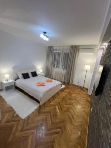 Voodi või voodid majutusasutuse Apartman Jevtic toas