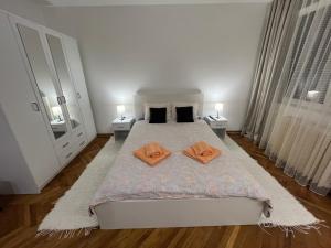 Voodi või voodid majutusasutuse Apartman Jevtic toas