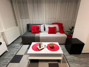 Istumisnurk majutusasutuses Apartman Jevtic