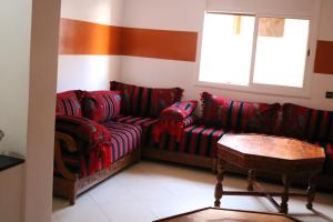 Posezení v ubytování Aftass Hostel