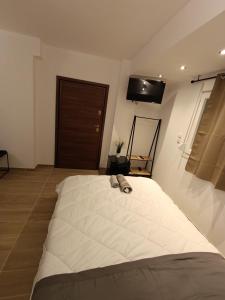 Ένα ή περισσότερα κρεβάτια σε δωμάτιο στο Escala 4 Luxury Appartment with Free parking