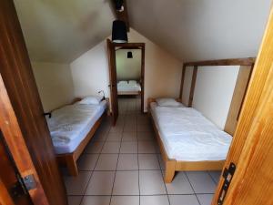 Postel nebo postele na pokoji v ubytování Gillishof
