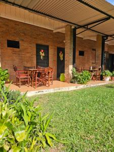 A garden outside Hospedaje 63