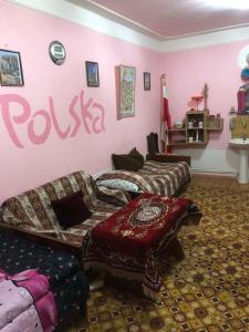 Posezení v ubytování Guest House Dompolski