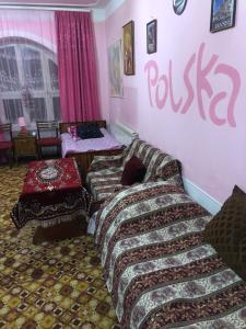 Posezení v ubytování Guest House Dompolski