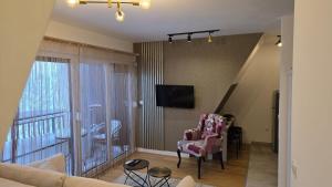 TV/trung tâm giải trí tại Apartman Horizont Divčibare