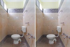 Koupelna v ubytování Hotel O Jayam Residency
