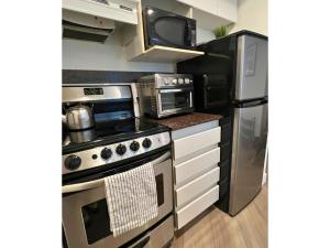 Η κουζίνα ή μικρή κουζίνα στο Downtown Mountain and City Views