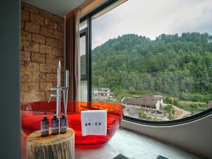山景或在酒店看到的山景