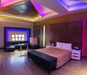 Katil atau katil-katil dalam bilik di Wei Feng Exquisite Motel Pintung Branch