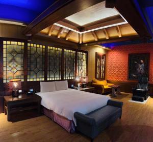 Ruang duduk di Wei Feng Exquisite Motel Pintung Branch