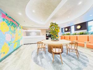 TV a/nebo společenská místnost v ubytování Hotel Shin-Imamiya