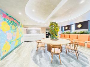 Posezení v ubytování Hotel Shin-Imamiya