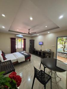 View Valley Homestay客房内的一张或多张床位