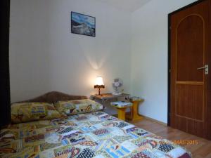 Postel nebo postele na pokoji v ubytování Fábián Apartman-ház