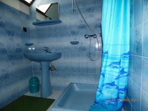 Koupelna v ubytování Fábián Apartman-ház