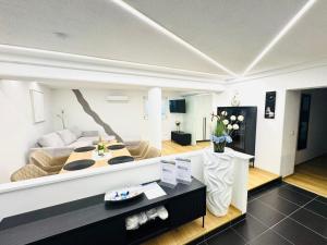 Voodi või voodid majutusasutuse Ferienwohnung Wanderlust toas