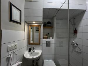 Kúpeľňa v ubytovaní Art apartment on Rynok Square