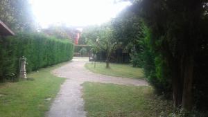 Zahrada ubytování B&B Villa Trotter