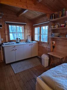 A cozinha ou cozinha compacta de Móðir Jörð Organic Farm Guesthouse in Vallanes mais 37 fotos