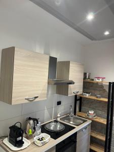Kuchyň nebo kuchyňský kout v ubytování New House