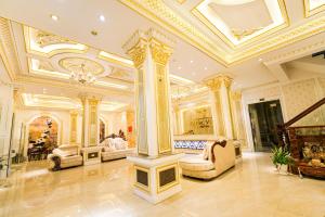 Posezení v ubytování Quoc Vinh Hotel
