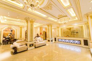 Posezení v ubytování Quoc Vinh Hotel